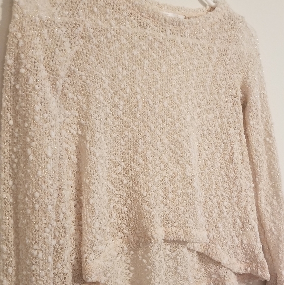 Girls Aeropostale Blush Pink and Gold Top sz 8 - Picture 2 of 6